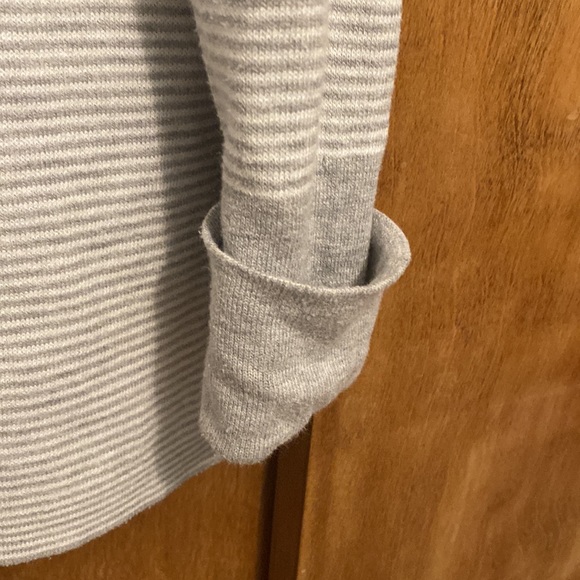 Gray & White Stripe Sigurd Olsen Sweater (Medium) - Picture 3 of 5